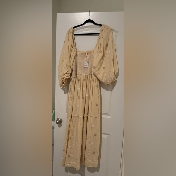 Free People Dahlia Cream Floral Dress - Picture 2 of 3